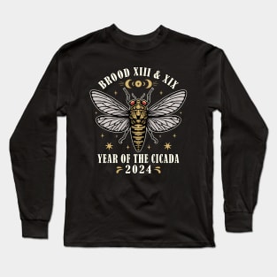 Cicada Double Emergence Year Of The Cicada 2024 Long Sleeve T-Shirt